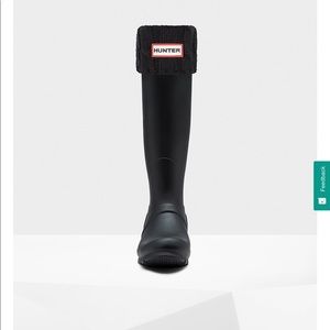 Hunter cable knit boot socks